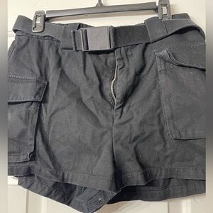 We The Free | Black Cargo Shorts